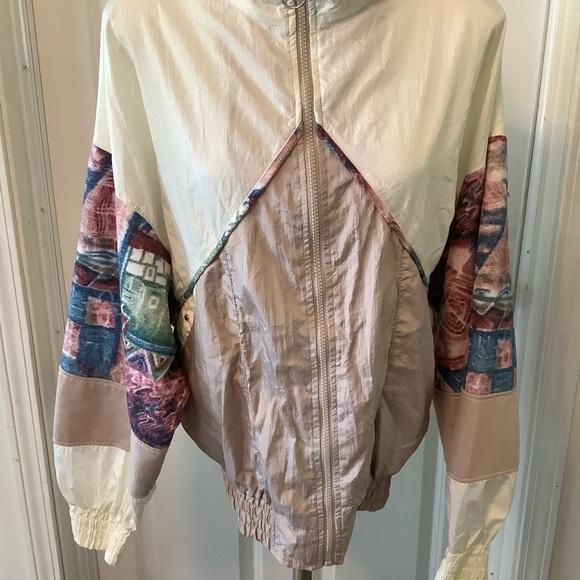 Vintage 80”s jacket bomber jacket size Large - Picture 3 of 9